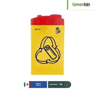 Contenedor para pilas usadas Pro-Battery Greenbin 13 L