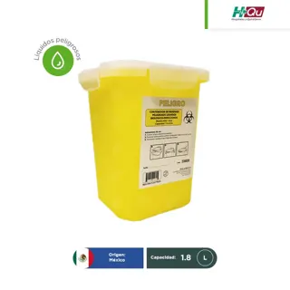 Contenedor P/Liquidos 1.8 L Amarillo HQU