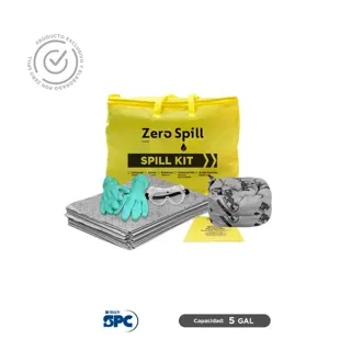 Kit antiderrames portátil universal SPC 5 Gal | absorción 5 Gal