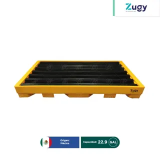 Plataforma antiderrames 2 tambos