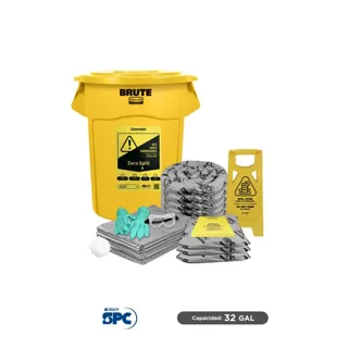 Kit antiderrames universal SPC 32 Gal | absorción 30 Gal