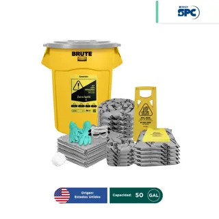 Kit antiderrames universal SPC 50 Gal | absorción 42 Gal