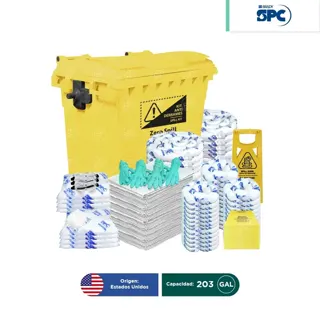 Carro antiderrames móvil para aceite y derivados del petróleo SPC 203 Gal | absorción 192 Gal
