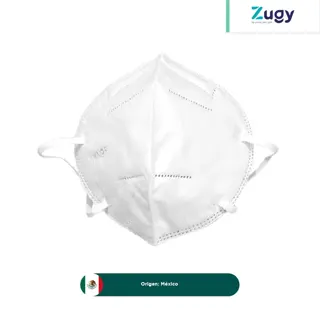 Cubrebocas con soporte KN95 Blanco