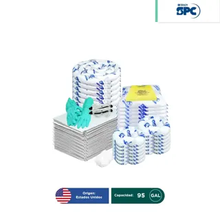 Repuesto para Kit antiderrames móvil para aceite y derivados del petróleo SPC 95 Gal | absorción 83 Gal