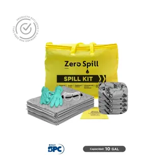 Kit antiderrames portátil para respuesta a emergencias universal SPC 10 Gal | absorción 10 Gal