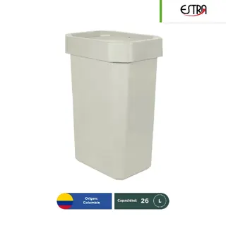 Bote de basura tapa vaivén Estra Ecobins 10 L