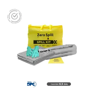 Kit antiderrames portátil universal no quimicos SPC 6.5 Gal | absorción 6 Gal