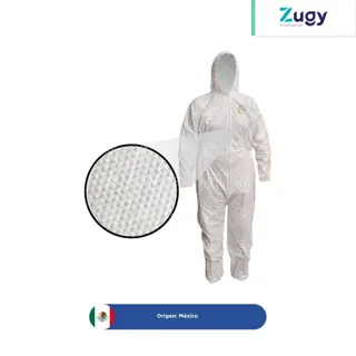 Overol con capucha blanco Zugy