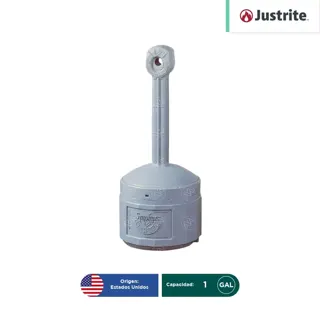 Cenicero de plástico para exteriores Ceasefire Justrite 1 Gal