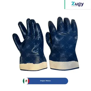Guantes recubiertos de nitrilo con puño de seguridad Zugy