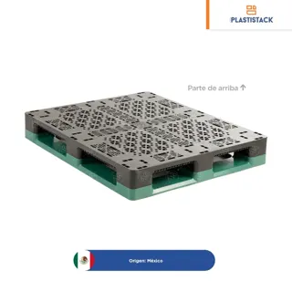 Tarima de plástico para rack Novapal 300 | 120 x 100 x 16.5 cm