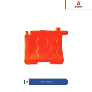 Barrera vial sin reflejante 100 x 75 x 50 cm Zignal