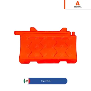 Barrera vial sin reflejante 155 x 85 x 52 cm Zignal