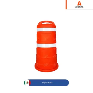 Trafitambo con 2 franjas reflejantes TR grado 310 ingenieria Zignal