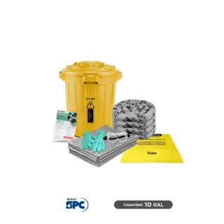 Kit antiderrames universal SPC 10 Gal | absorción 10 Gal