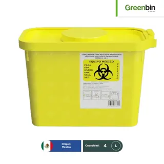 Contenedor para residuos líquidos RPBI AM Greenbin 4 L