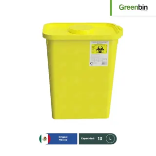 Contenedor para residuos líquidos RPBI AM Greenbin 13 L