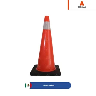 Cono vial con reflejante Zignal