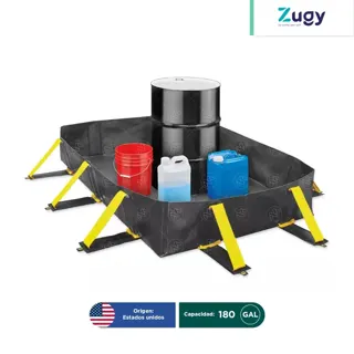 Berma plegable de PVC para derrames Zugy 180 Gal