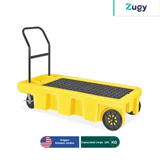 Carrito antiderrames para tambos Zugy