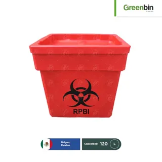 Contenedor para RPBI Greenbin 120 L