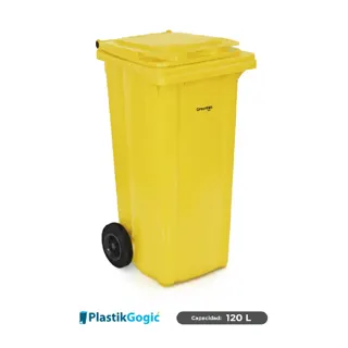 Contenedor con 2 ruedas Plastik Gogic 120 L