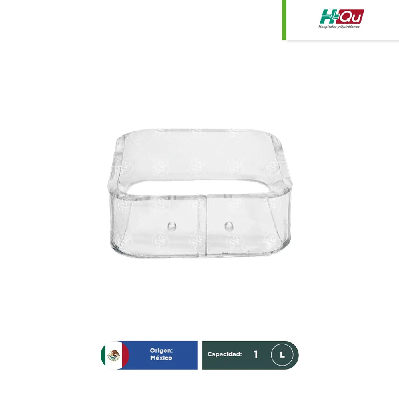 Soporte de pared para Contenedor para punzocortantes Rojo HQU