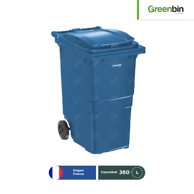 Contenedor con 2 ruedas Greenbin 360 L