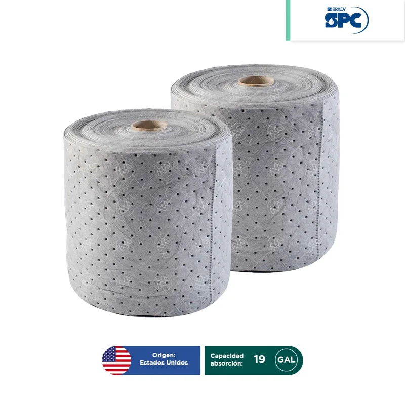Rollos de tapetes absorbentes Universal Basic 15″x150′ SPC