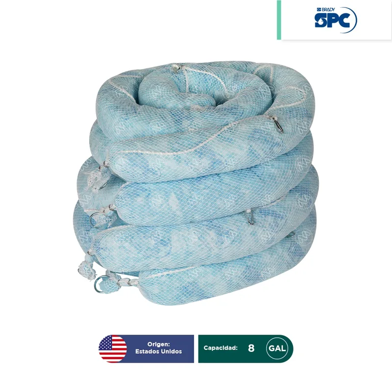 Barrera absorbente ENV aceite 5″x10 ft | 12.7×304 cm SPC