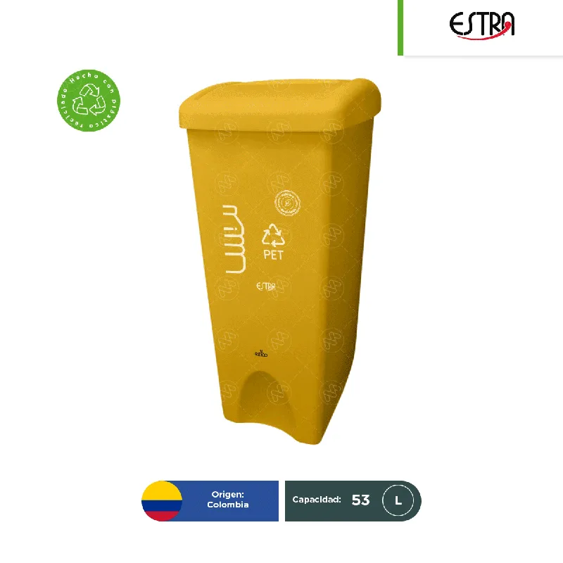 Bote de basura tapa vaivén Estra MR 53 L