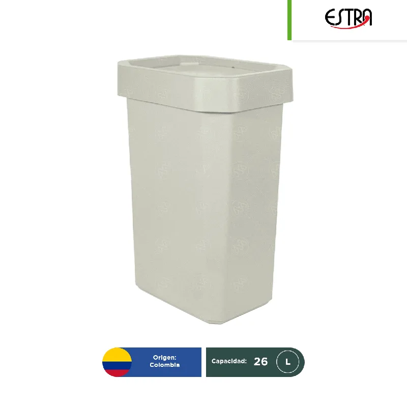 Bote de basura tapa vaivén Estra Ecobins 10 L