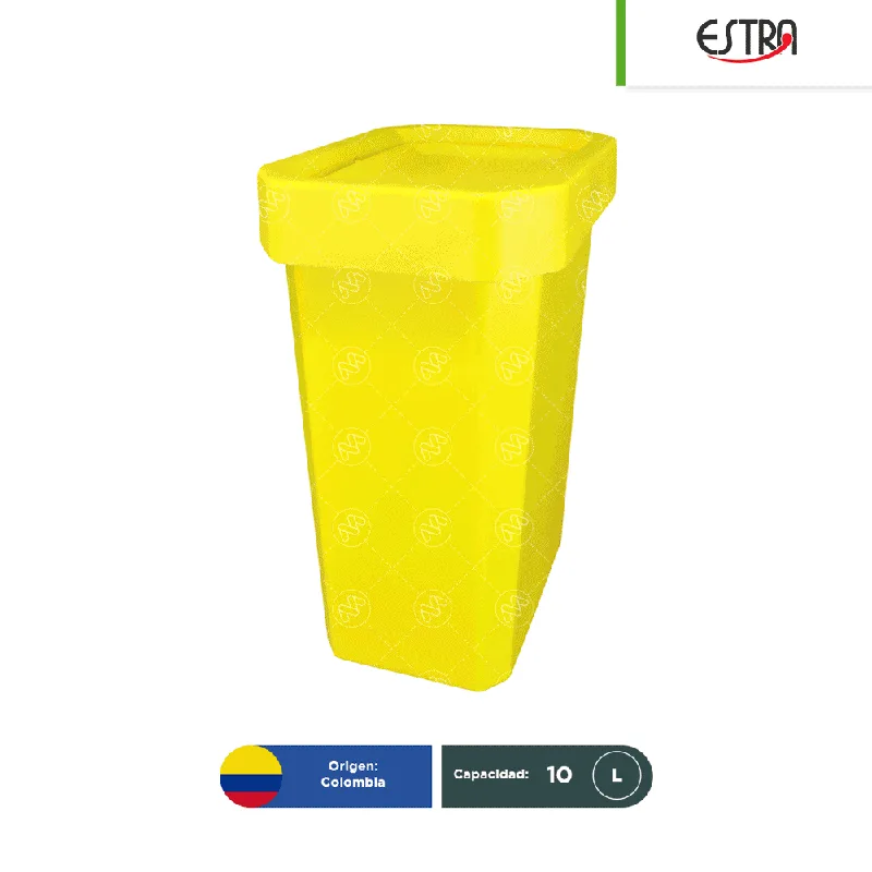 Bote de basura tapa vaivén Estrabins 10 L