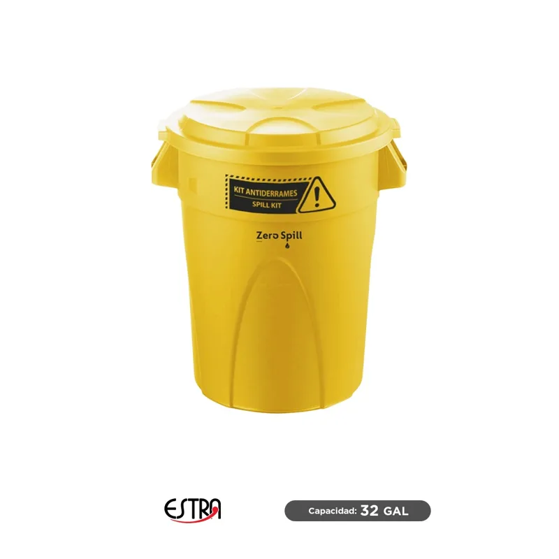 Contenedor redondo Elite con tapa Estra 32 Gal