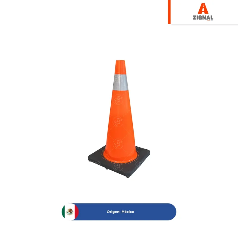 Cono vial con reflejante Zignal