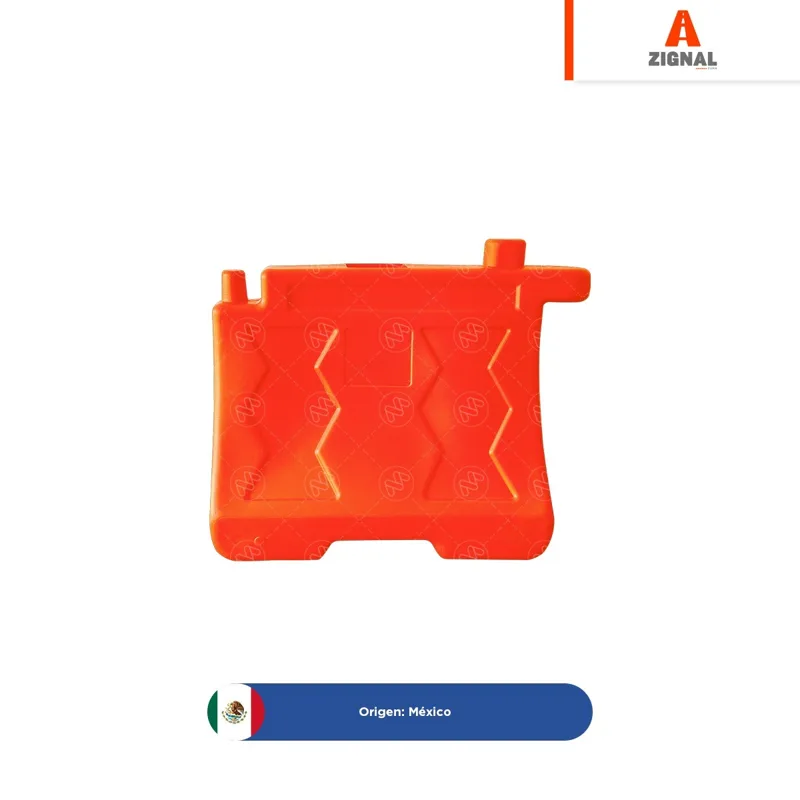 Barrera vial sin reflejante 100 x 75 x 50 cm Zignal