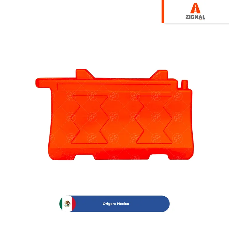 Barrera vial sin reflejante 155 x 85 x 52 cm Zignal