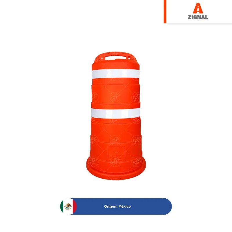 Trafitambo con 2 franjas reflejantes TR grado 310 ingenieria Zignal