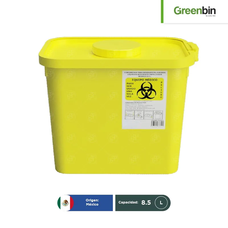Contenedor para residuos líquidos RPBI AM Greenbin 8.5 L