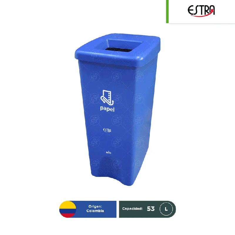 Bote de basura tapa perforada Estra 53 L