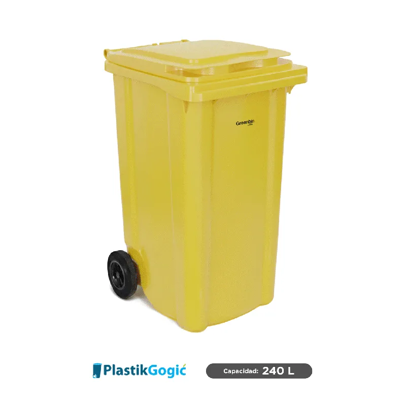 Contenedor con 2 ruedas Plastik Gogic 240 L