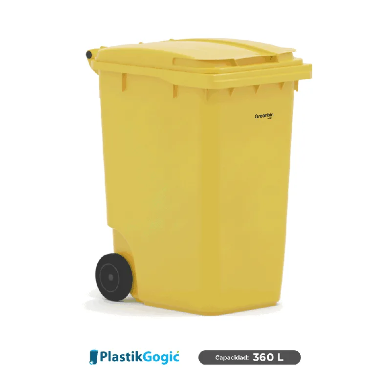 Contenedor con 2 ruedas Plastik Gogic 360 L
