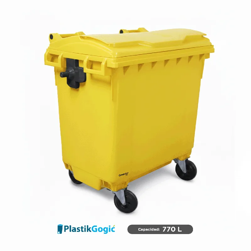 Contenedor con 4 ruedas Plastik Gogic 770 L
