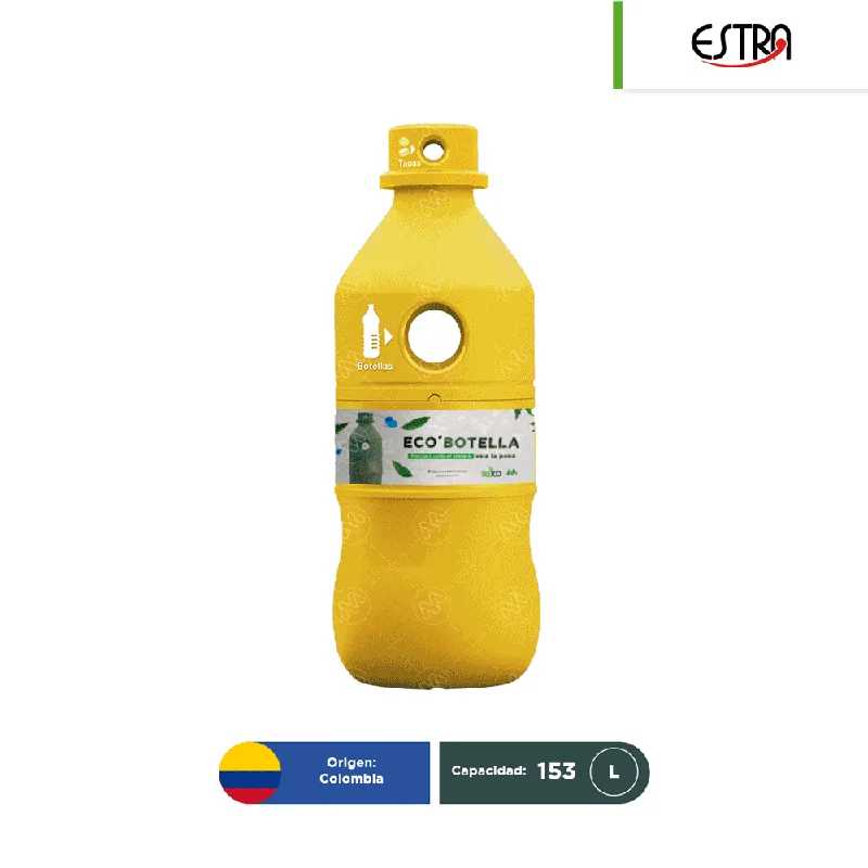 Contenedor para reciclar botellas de plástico Estra Eco Botella